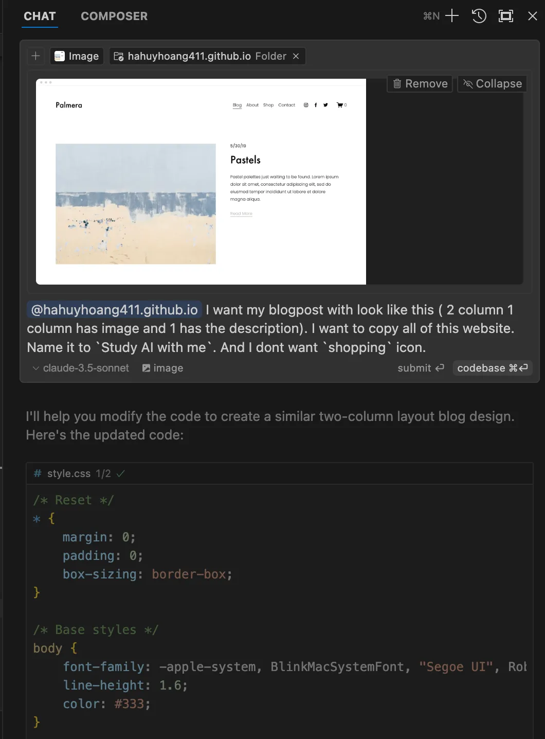 Squarespace inspiration